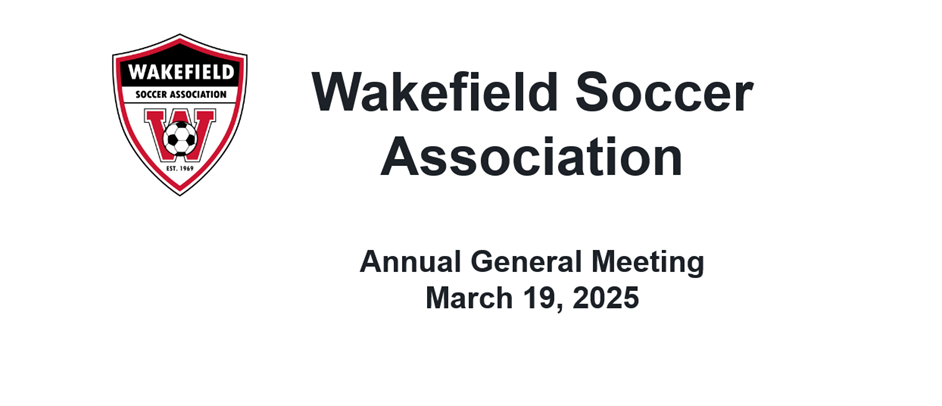 Wakefield Soccer Annual General Meeting